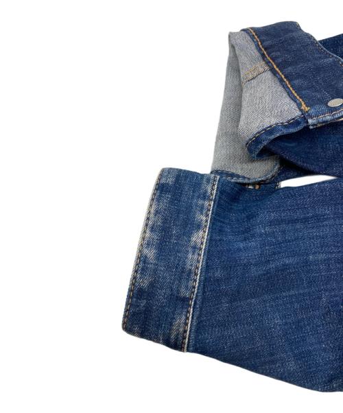 DSQUARED2（ディースクエアード）DSQUARED2 (ディースクエアード) キャストウォッシュデニムジャケット インディゴ サイズ:SIZE 48の古着・服飾アイテム