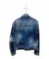 DSQUARED2 (ディースクエアード) キャストウォッシュデニムジャケット インディゴ サイズ:SIZE 48：25000円