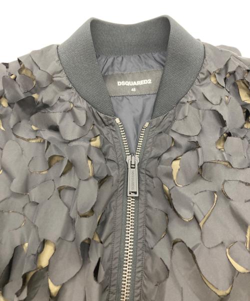 DSQUARED2（ディースクエアード）DSQUARED2 (ディースクエアード) AVIATOR BOMBER ブラック サイズ:48の古着・服飾アイテム