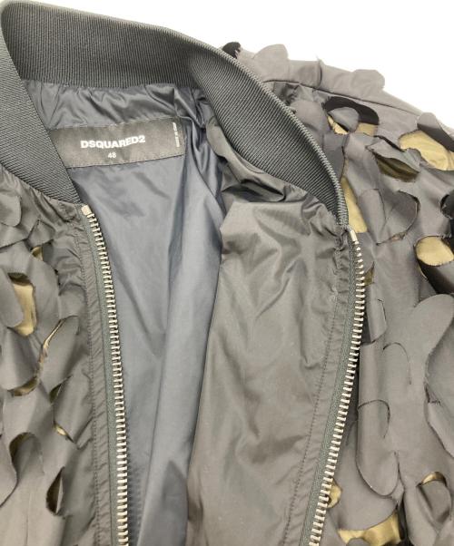 DSQUARED2（ディースクエアード）DSQUARED2 (ディースクエアード) AVIATOR BOMBER ブラック サイズ:48の古着・服飾アイテム