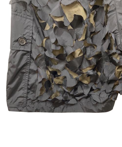 DSQUARED2（ディースクエアード）DSQUARED2 (ディースクエアード) カッティングショートパンツ ブラック サイズ:48の古着・服飾アイテム