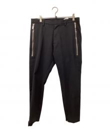 DSQUARED2（ディースクエアード）の古着「ジップパンツ」｜ブラック