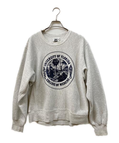 LEE（リー）LEE (リー) プリントスウェット グレー サイズ:SIZE Mの古着・服飾アイテム