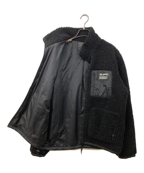 AXEL ARIGATO（アクセルアリガト）AXEL ARIGATO (アクセルアリガト) ロゴパッチフリースジャケット ブラック サイズ:	SIZE XLの古着・服飾アイテム