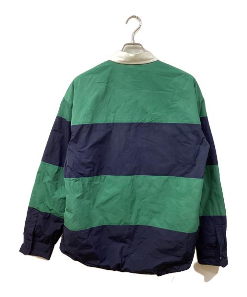 DSQUARED2（ディースクエアード）DSQUARED2 (ディースクエアード) ラガーシャツジャケット グリーン×ネイビー サイズ:SIZE 48の古着・服飾アイテム