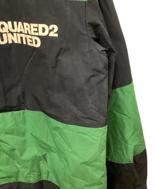 DSQUARED2（ディースクエアード）DSQUARED2 (ディースクエアード) ラガーシャツジャケット グリーン×ネイビー サイズ:SIZE 48の古着・服飾アイテム