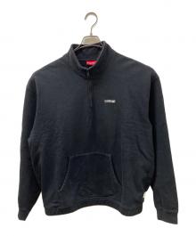 SUPREME（シュプリーム）の古着「Cross Half zip sweatshirt」｜ブラック