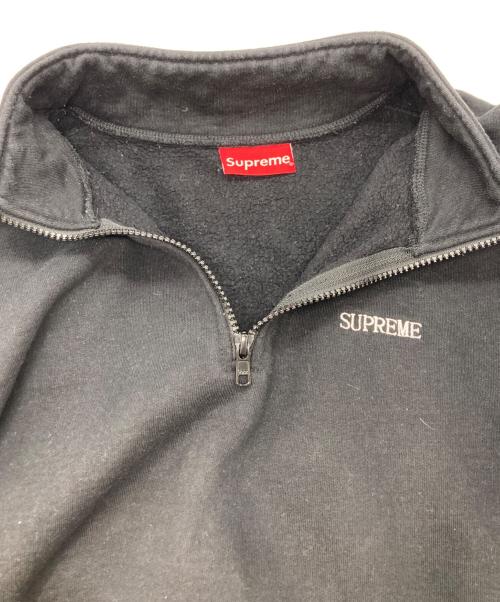 SUPREME（シュプリーム）SUPREME (シュプリーム) Cross Half zip sweatshirt ブラック サイズ:SIZE Lの古着・服飾アイテム