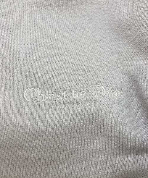 DIOR HOMME（ディオール オム）DIOR HOMME (ディオール オム) ロゴ刺繍 ハーフジップ スウェットシャツ パープル サイズ:SIZE Mの古着・服飾アイテム