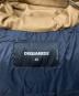 中古・古着 DSQUARED2 (ディースクエアード) パッチワークダウンベスト ブラック サイズ:SIZE 48：18000円