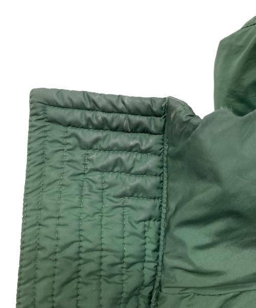DSQUARED2（ディースクエアード）DSQUARED2 (ディースクエアード) OVERSIZED DOWN JACKET WITH FLAP POCKETS グリーン×ブラック サイズ:SIZE 48の古着・服飾アイテム