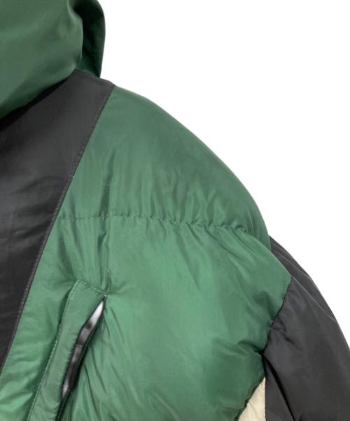 DSQUARED2（ディースクエアード）DSQUARED2 (ディースクエアード) OVERSIZED DOWN JACKET WITH FLAP POCKETS グリーン×ブラック サイズ:SIZE 48の古着・服飾アイテム