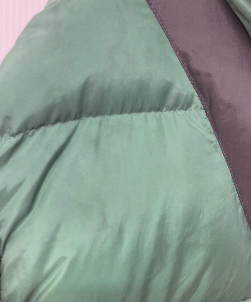 DSQUARED2（ディースクエアード）DSQUARED2 (ディースクエアード) OVERSIZED DOWN JACKET WITH FLAP POCKETS グリーン×ブラック サイズ:SIZE 48の古着・服飾アイテム