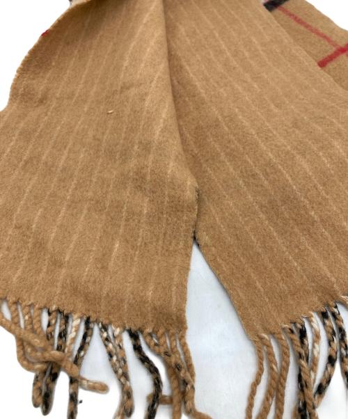 BURBERRY（バーバリー）BURBERRY (バーバリー) ノバチェックマフラー ブラウンの古着・服飾アイテム