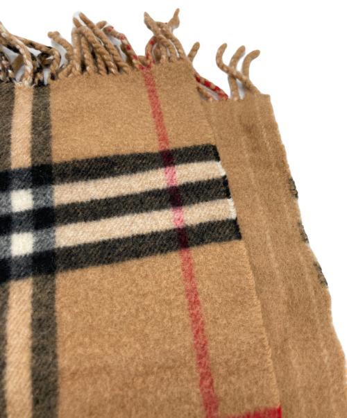 BURBERRY（バーバリー）BURBERRY (バーバリー) ノバチェックマフラー ブラウンの古着・服飾アイテム