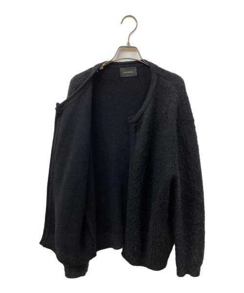 PANERO（パネロ）PANERO (パネロ) Mohair Cardigan Jacket ブラック サイズ:	SIZE Lの古着・服飾アイテム