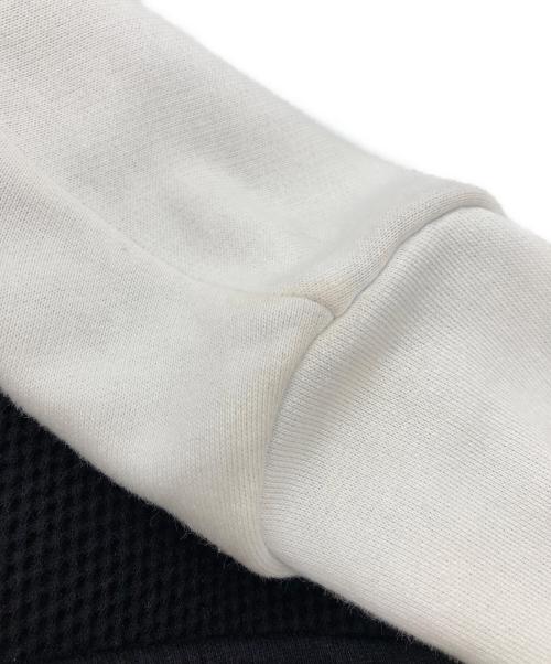 BALMAIN（バルマン）BALMAIN (バルマン) ジップパーカー ホワイト×ブラック サイズ:XSの古着・服飾アイテム