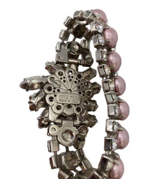 MIU MIU（ミュウミュウ）MIU MIU (ミュウミュウ) 2ARA JEWELS ブレスレット シルバーの古着・服飾アイテム