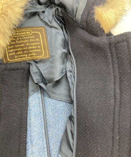 COACH（コーチ）COACH (コーチ) ダッフルコート ネイビー サイズ:8の古着・服飾アイテム