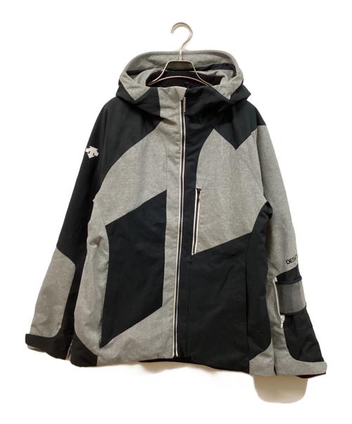 DESCENTE（デサント）DESCENTE (デサント) DWMMJK79 DESCENTE/S.I.O. JACKET グレー×ブラック サイズ:	SIZE 0の古着・服飾アイテム