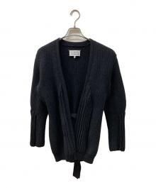 Maison Margiela（メゾンマルジェラ）の古着「デコルテカーディガン」｜ブラック