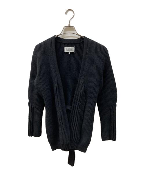 Maison Margiela（メゾンマルジェラ）Maison Margiela (メゾンマルジェラ) デコルテカーディガン ブラック サイズ:SIZE XSの古着・服飾アイテム