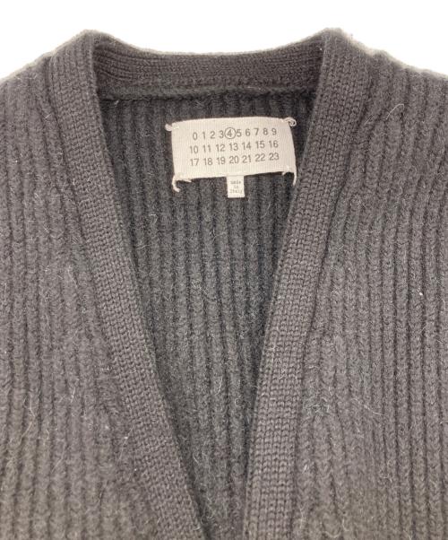 Maison Margiela（メゾンマルジェラ）Maison Margiela (メゾンマルジェラ) デコルテカーディガン ブラック サイズ:SIZE XSの古着・服飾アイテム