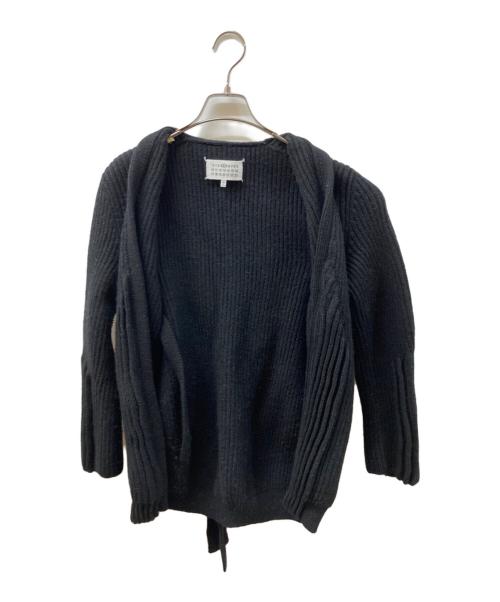 Maison Margiela（メゾンマルジェラ）Maison Margiela (メゾンマルジェラ) デコルテカーディガン ブラック サイズ:SIZE XSの古着・服飾アイテム