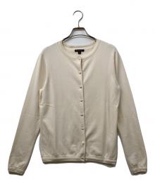 BROOKS BROTHERS（ブルックスブラザーズ）の古着「シルクブレンドカーディガン」｜アイボリー