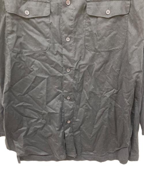 s'yte（サイト）s'yte (サイト) WOVEN AND JERSEY COMBINATION REGULAR COLLAR SHIRT ブラック サイズ:	SIZE 3の古着・服飾アイテム