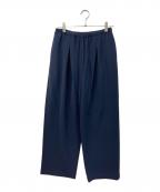 theoryセオリー）の古着「Admiral Crepe Pleated Pant」｜ネイビー