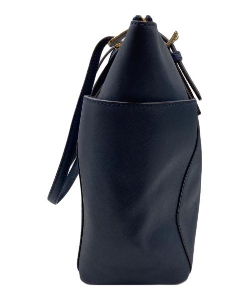 MICHAEL KORS（マイケルコース）MICHAEL KORS (マイケルコース) トートバッグ ネイビーの古着・服飾アイテム