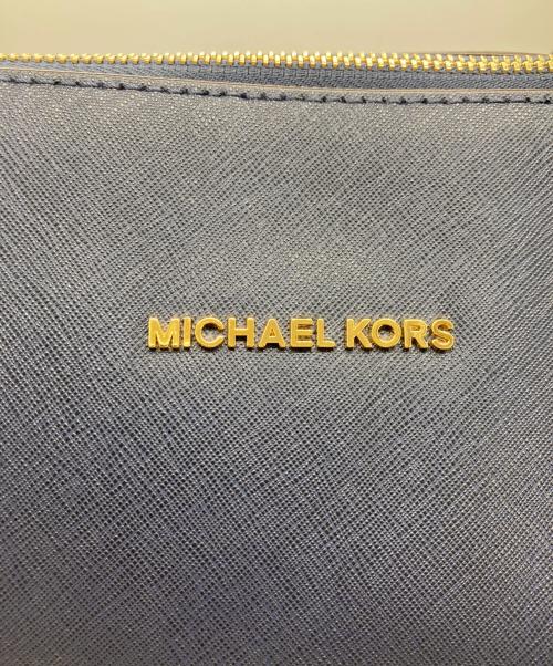 MICHAEL KORS（マイケルコース）MICHAEL KORS (マイケルコース) トートバッグ ネイビーの古着・服飾アイテム