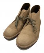CLARKSクラークス）の古着「チャッカーブーツ」｜ベージュ
