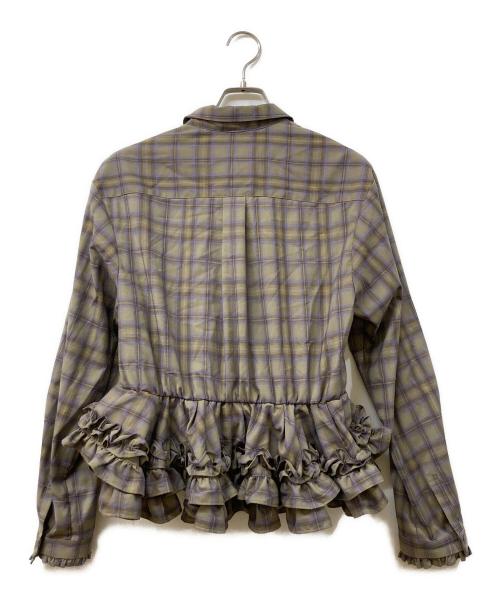 Lily Brown（リリーブラウン）Lily Brown (リリーブラウン) ホイップフリルヘムブラウス カーキ サイズ:SIZE 1の古着・服飾アイテム