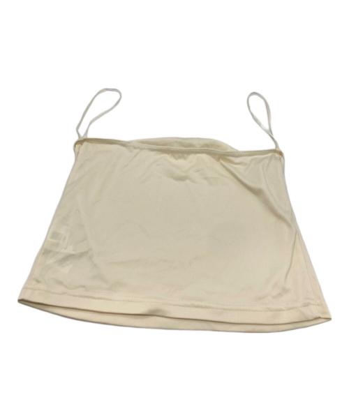 Snidel（スナイデル）Snidel (スナイデル) ラッフルデザインニットプルオーバー ベージュ サイズ:	SIZE 1の古着・服飾アイテム