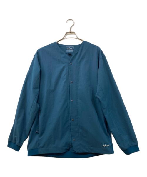 NANGA（ナンガ）NANGA (ナンガ) DotAir COMFY CARDIGAN ブルー サイズ:SIZE Mの古着・服飾アイテム