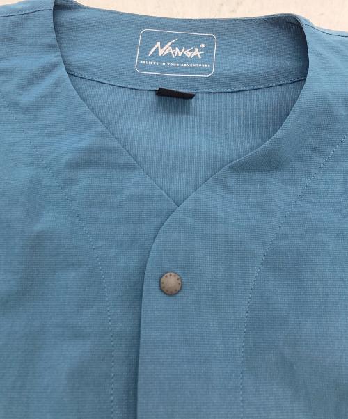 NANGA（ナンガ）NANGA (ナンガ) DotAir COMFY CARDIGAN ブルー サイズ:SIZE Mの古着・服飾アイテム