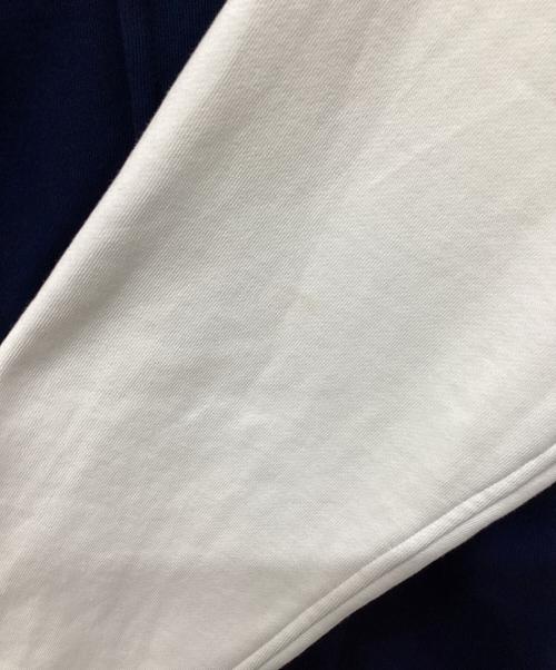 POLO RALPH LAUREN（ポロ・ラルフローレン）POLO RALPH LAUREN (ポロ・ラルフローレン) スウェットスタジャン ネイビー×ホワイト サイズ:SIZE Lの古着・服飾アイテム