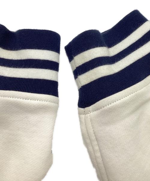 POLO RALPH LAUREN（ポロ・ラルフローレン）POLO RALPH LAUREN (ポロ・ラルフローレン) スウェットスタジャン ネイビー×ホワイト サイズ:SIZE Lの古着・服飾アイテム