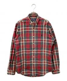 POLO RALPH LAUREN（ポロ・ラルフローレン）の古着「チェックシャツ」｜レッド