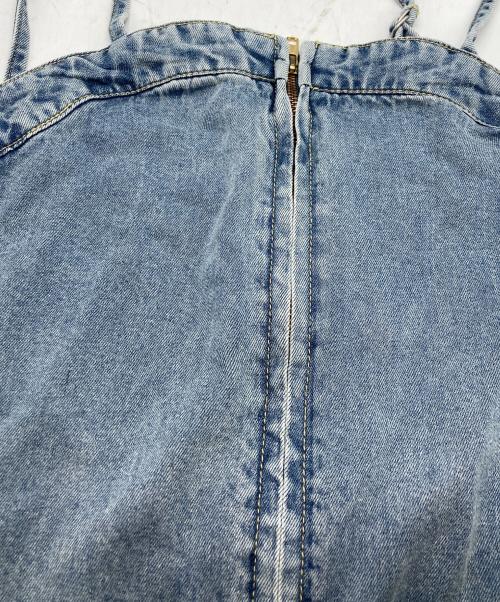DOUDOU（ドゥドゥ）DOUDOU (ドゥドゥ) リヨセルデニムジャンスカ インディゴ サイズ:SIZE 38の古着・服飾アイテム