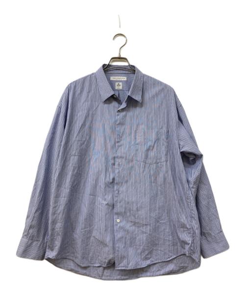 URBAN RESEARCH（アーバンリサーチ）URBAN RESEARCH (アーバンリサーチ) THOMAS MASON (トーマスメイソン) ストライプシャツ ブルー サイズ:	SIZE Mの古着・服飾アイテム