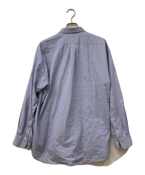URBAN RESEARCH（アーバンリサーチ）URBAN RESEARCH (アーバンリサーチ) THOMAS MASON (トーマスメイソン) ストライプシャツ ブルー サイズ:	SIZE Mの古着・服飾アイテム