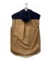 MARNI (マルニ) フード付きウールベスト ブラウン×ネイビー サイズ:	SIZE 46：15000円