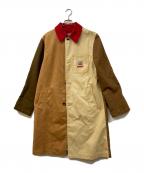 MARNI×CarHarttマルニ×カーハート）の古着「Brown Colour-Block Coat 