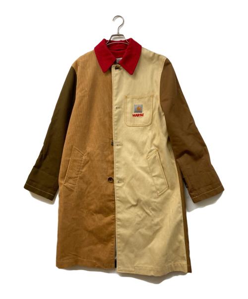 MARNI（マルニ）MARNI (マルニ) CarHartt (カーハート) Brown Colour-Block Coat 