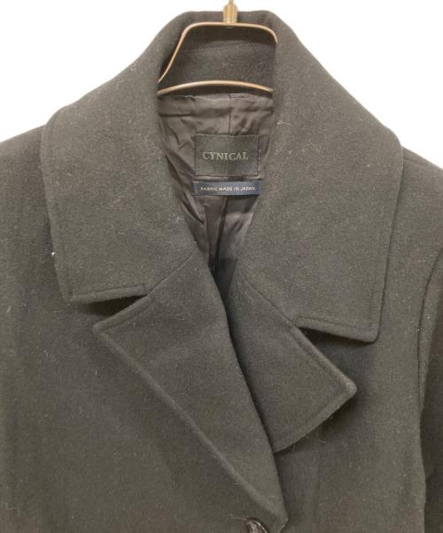 Cynical（シニカル）Cynical (シニカル) チェスターコート ブラック サイズ:	SIZE 02の古着・服飾アイテム