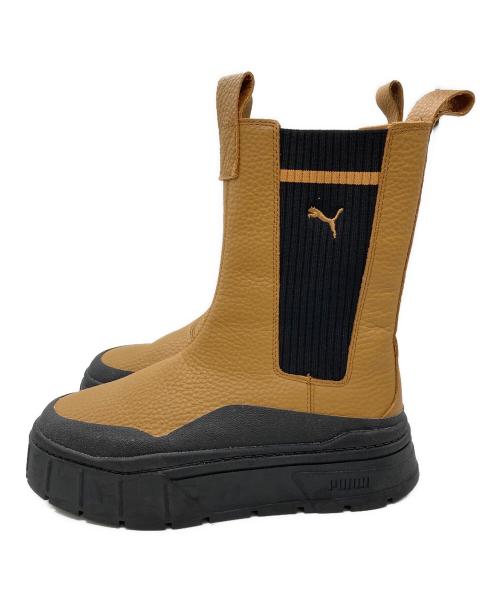 PUMA（プーマ）PUMA (プーマ) MAYZE STACK CHELSEA ブラウン サイズ:	SIZE 24cmの古着・服飾アイテム