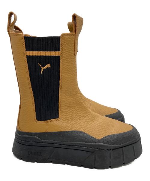 PUMA（プーマ）PUMA (プーマ) MAYZE STACK CHELSEA ブラウン サイズ:	SIZE 24cmの古着・服飾アイテム
